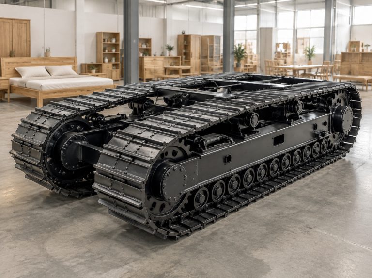西宁1至200吨重载钢制履带底盘